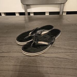 Coach Black Sandals